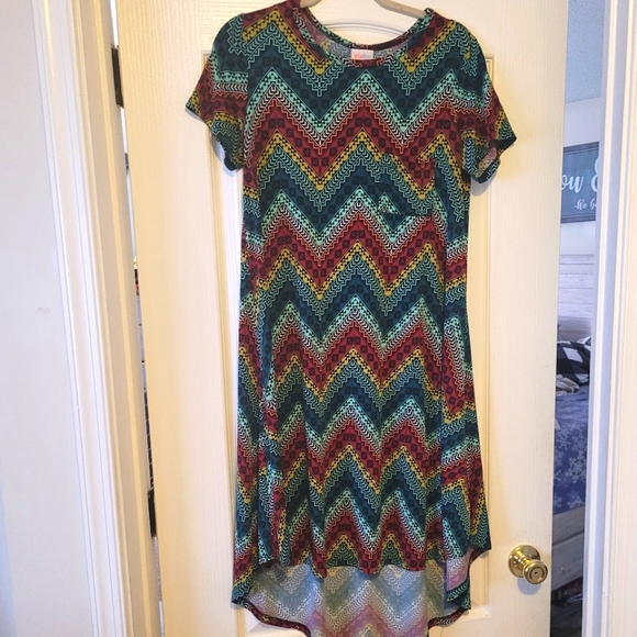 EUC Lularoe Aztec Print Carly Dress sz XS - Picture 1 of 4